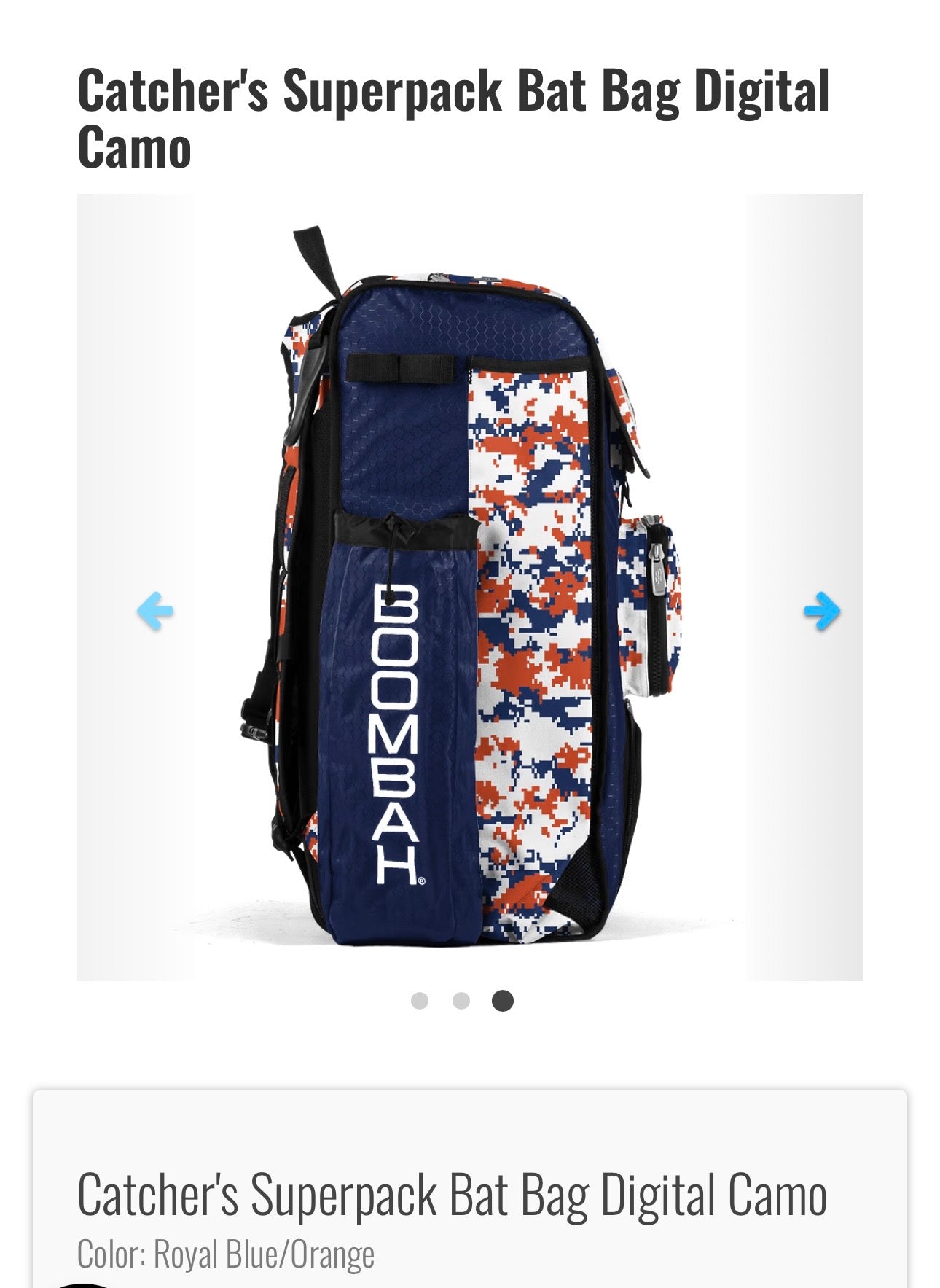 Catcher’s SuperPack Bat Bag