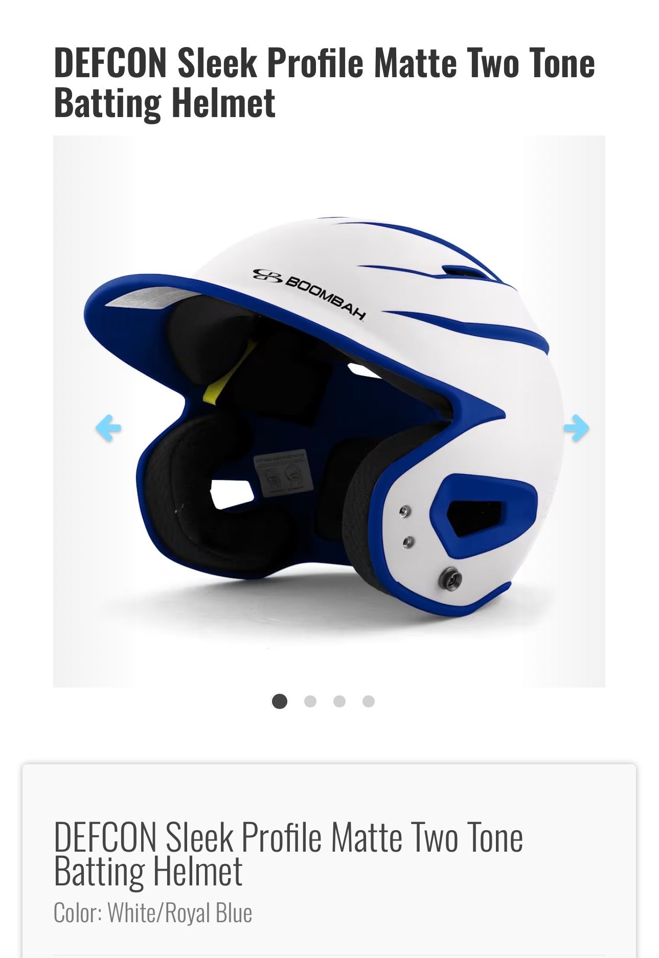 Batting Helmet with Facemask