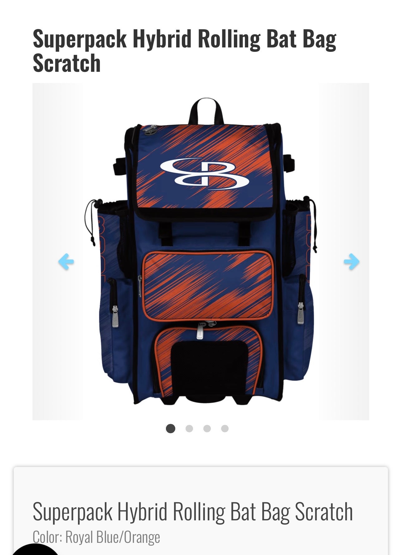 SuperPack Hybrid Rolling Bat Bag