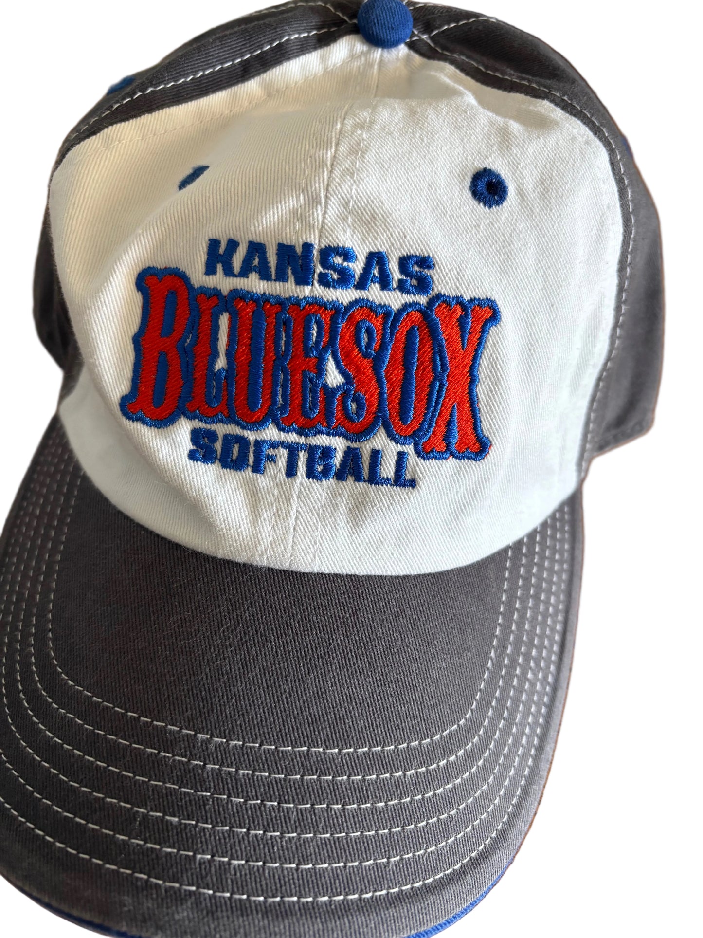 KBS White/Charcoal Hat