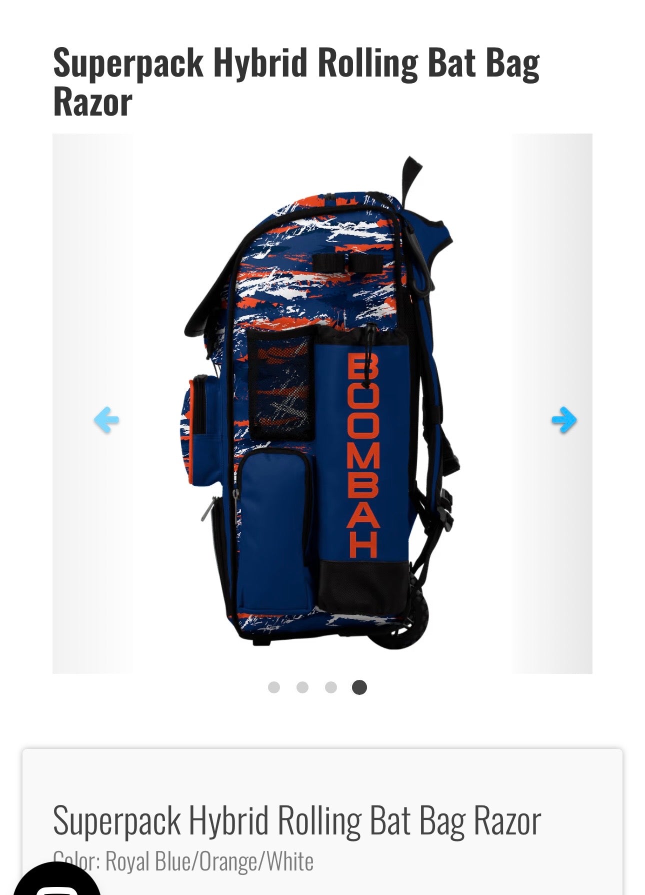 SuperPack Hybrid Rolling Bat Bag