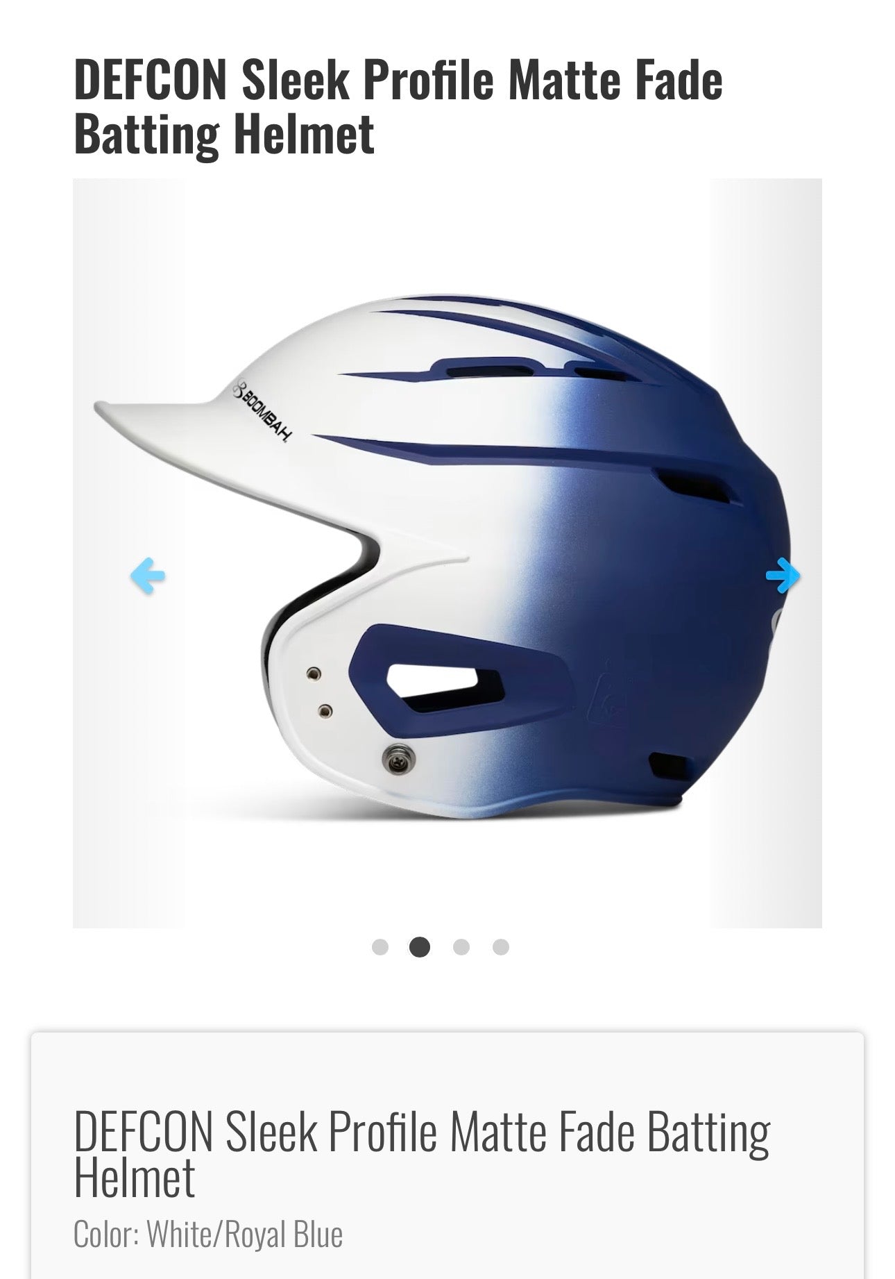 Batting Helmet with Facemask