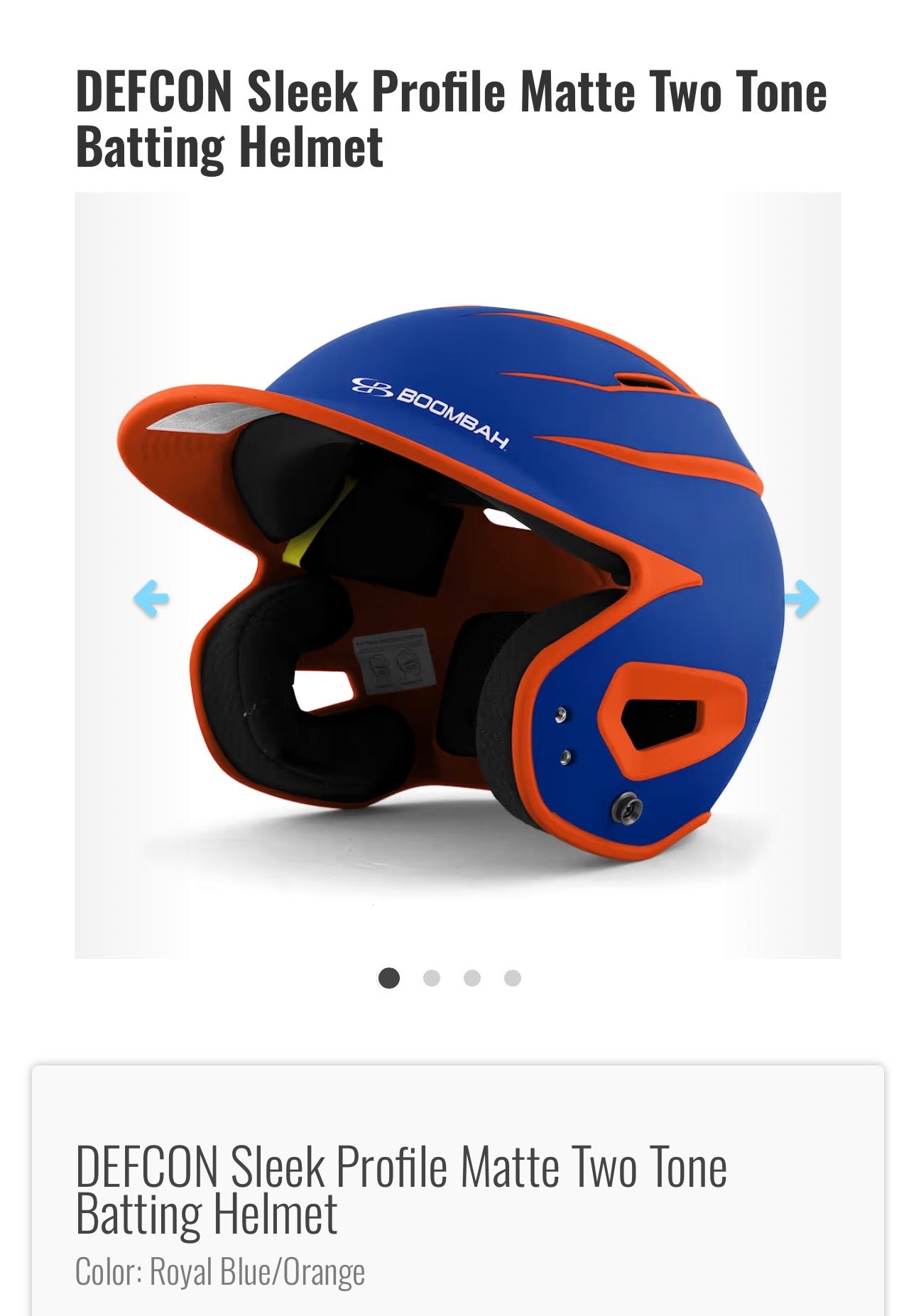 Batting Helmet with Facemask