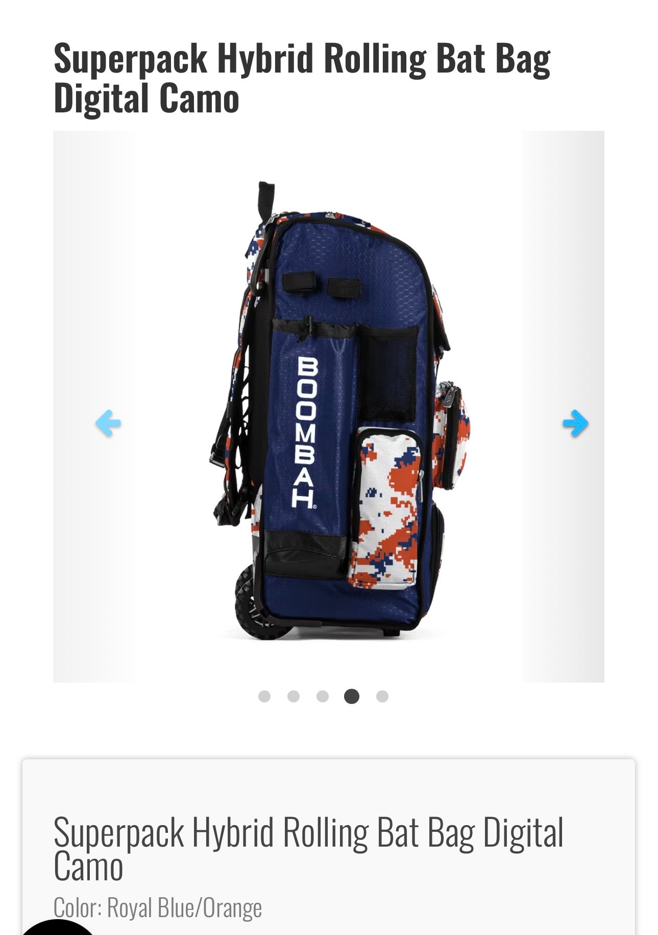 SuperPack Hybrid Rolling Bat Bag