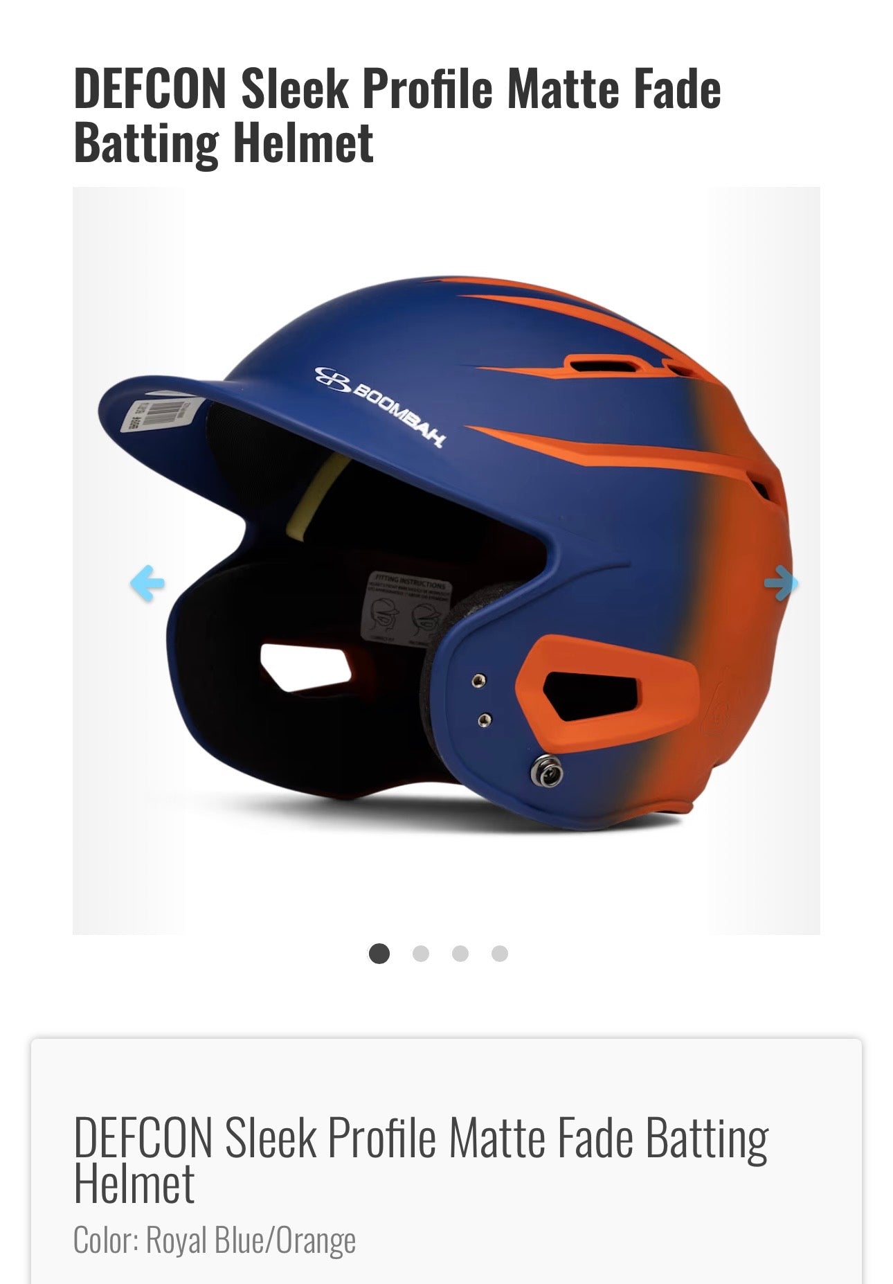 Batting Helmet with Facemask