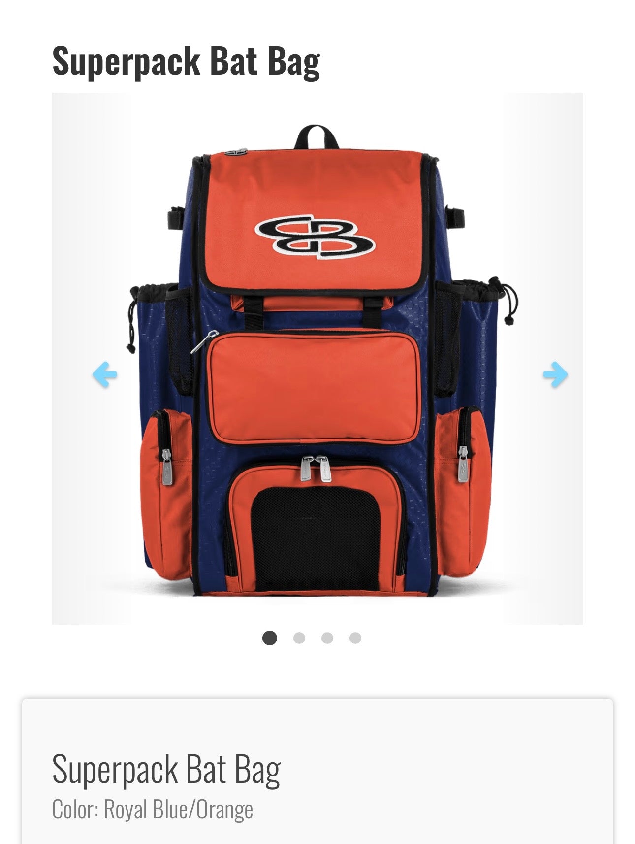 SuperPack Bat Bag