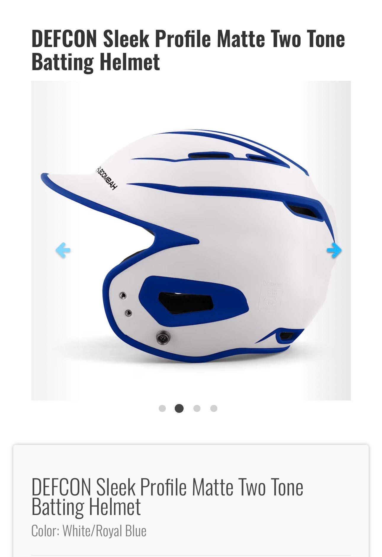 Batting Helmet with Facemask