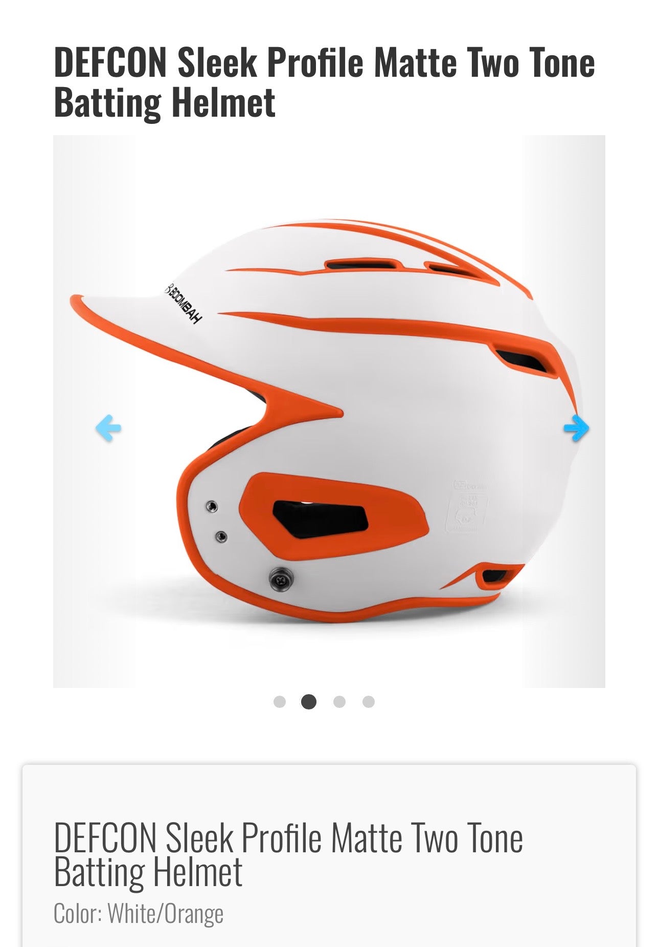 Batting Helmet with Facemask