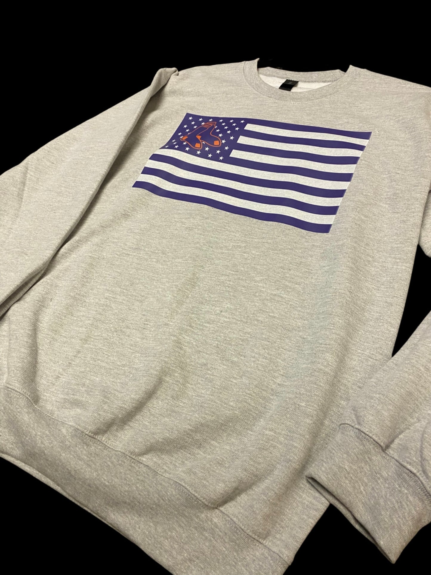 Sport Grey Flag Crewneck Sweatshirt