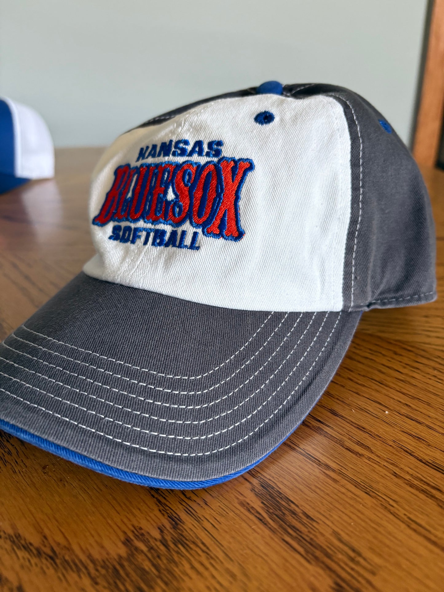 KBS White/Charcoal Hat