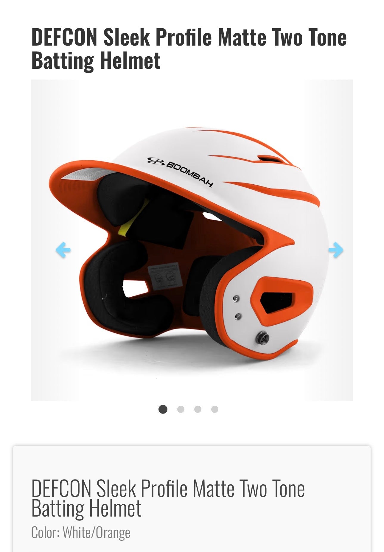 Batting Helmet with Facemask