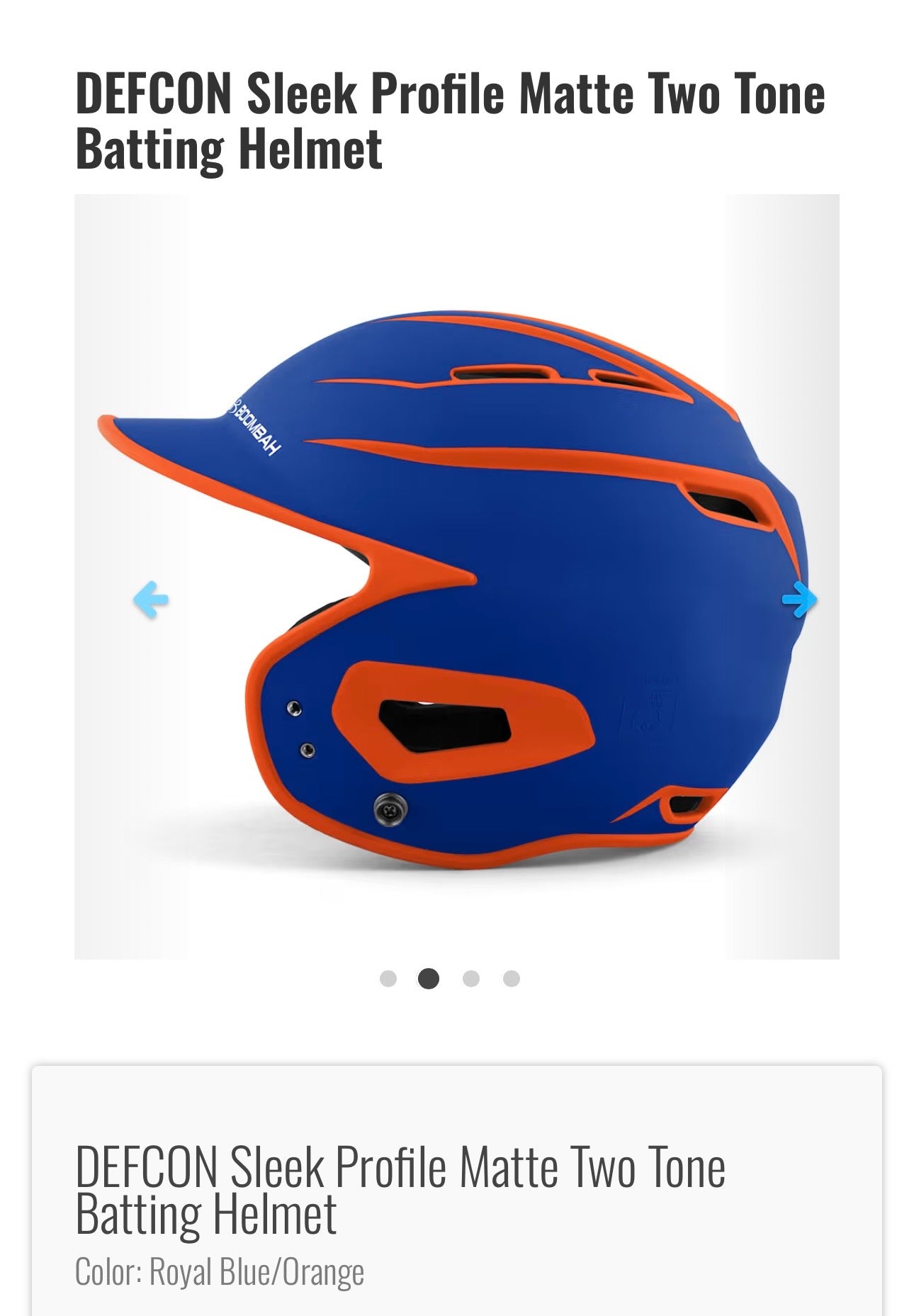 Batting Helmet with Facemask