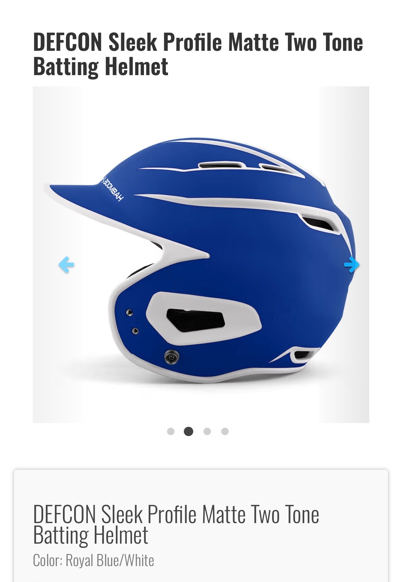 Batting Helmet with Facemask