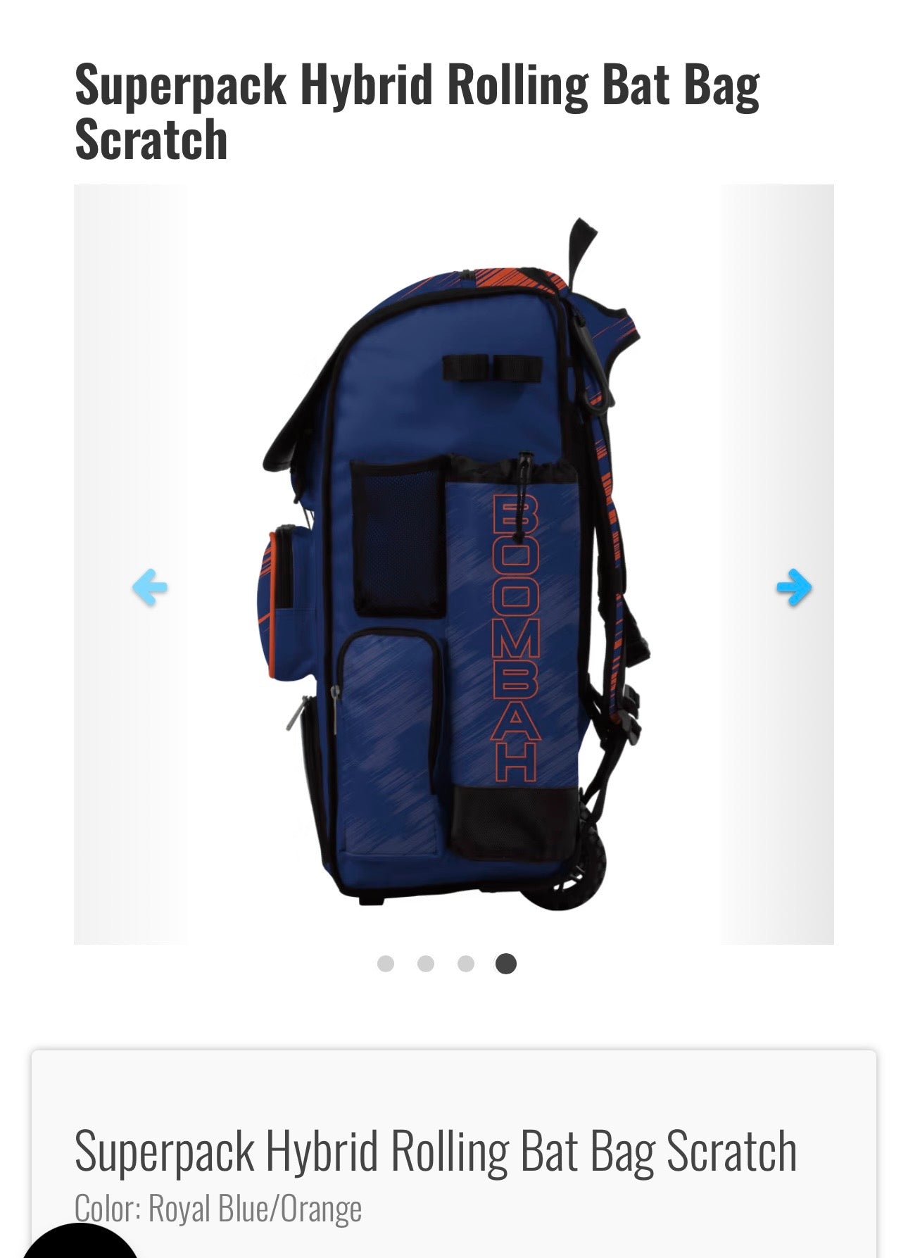 SuperPack Hybrid Rolling Bat Bag