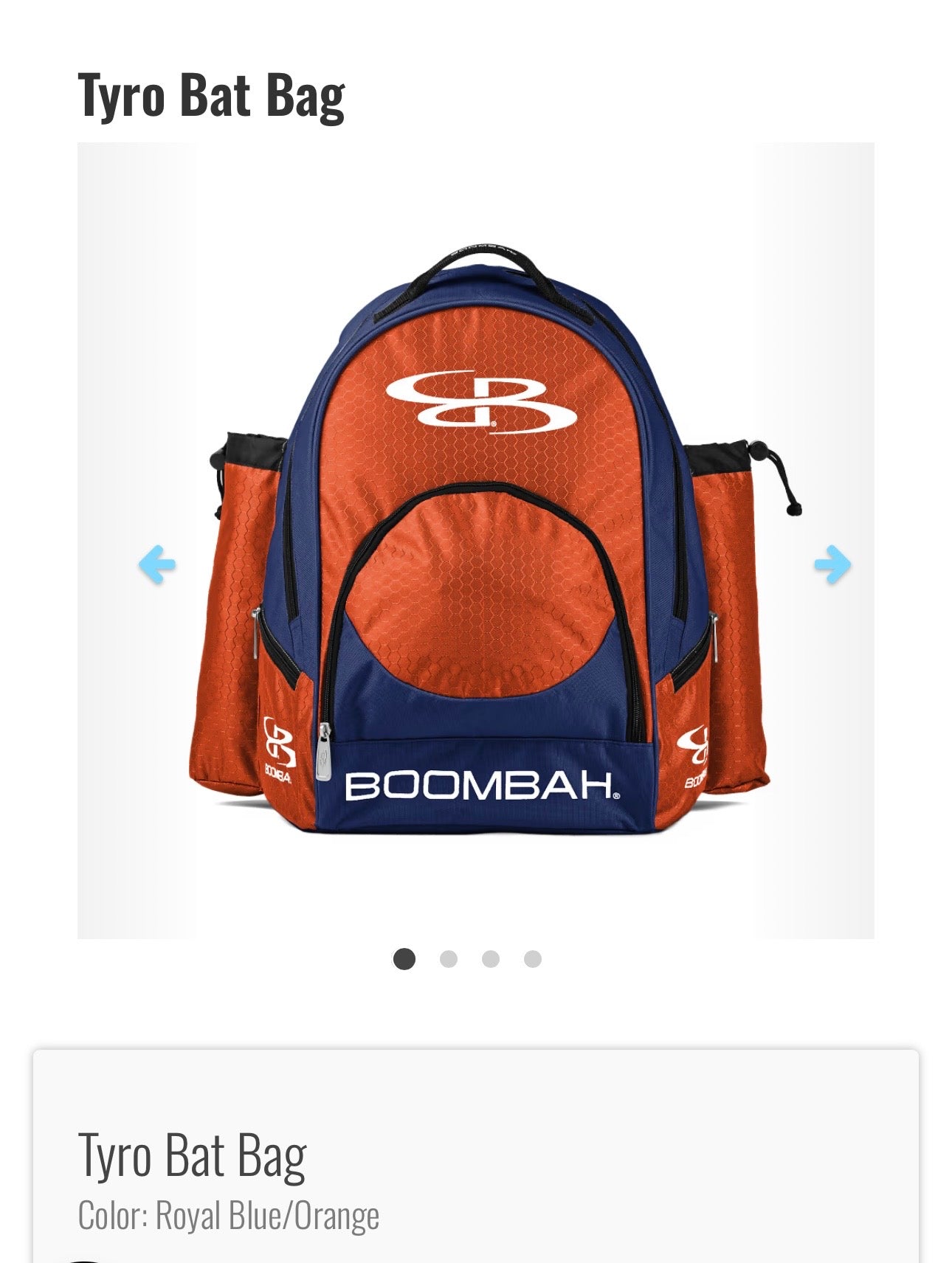Tyro Bat Bag
