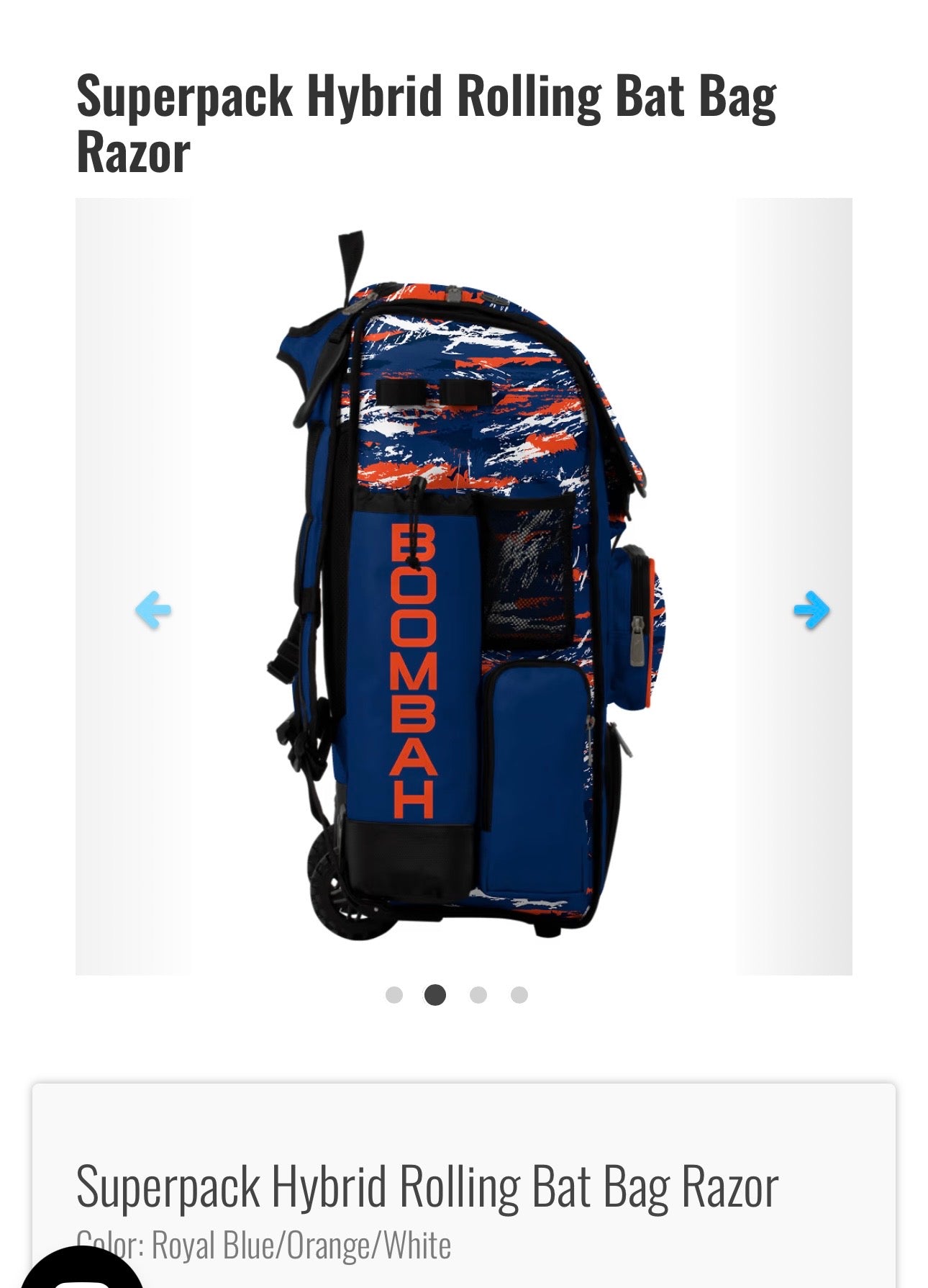 SuperPack Hybrid Rolling Bat Bag