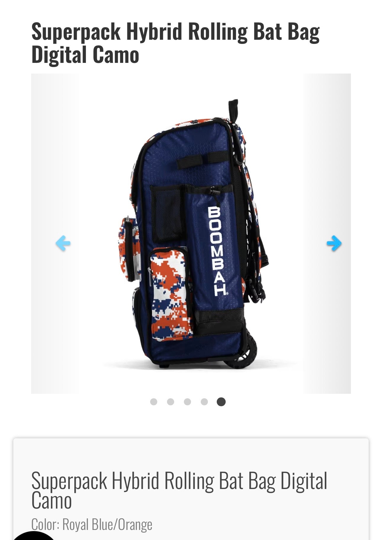 SuperPack Hybrid Rolling Bat Bag