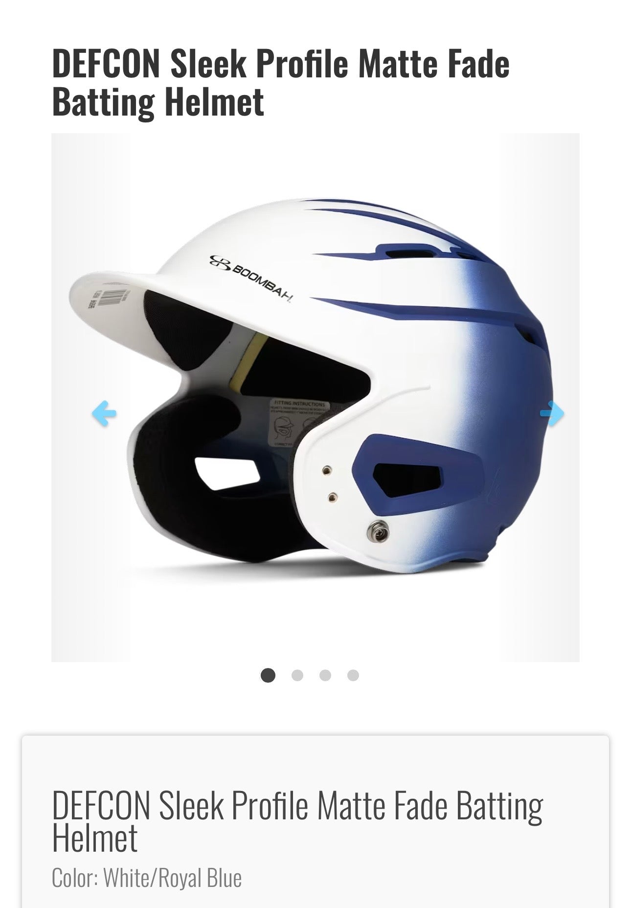 Batting Helmet with Facemask
