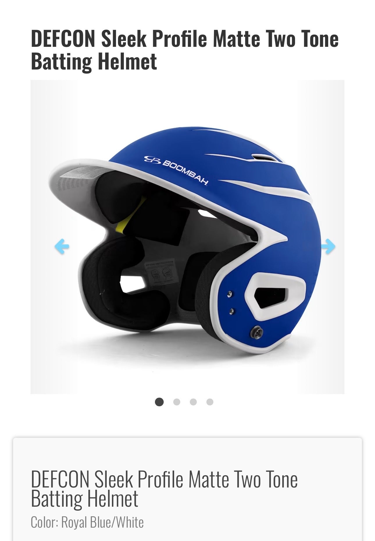 Batting Helmet with Facemask
